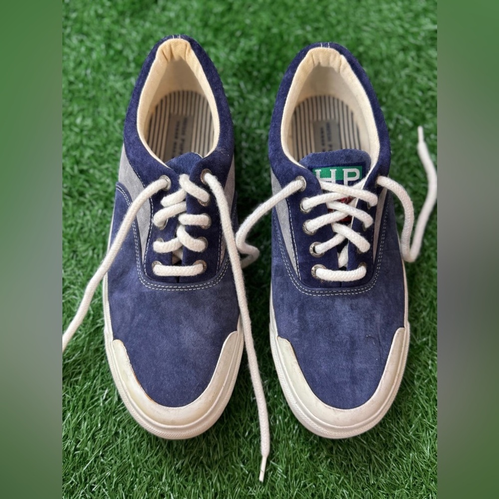 Hush Puppies Dark Blue and Cream‎ Women's Sneakers Size 9.5